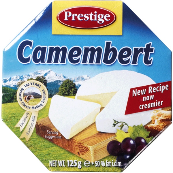 QUEIJO CAMEMBERT PRESTIGE 125GR