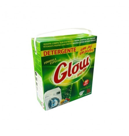 DETERGENTE PÓ MAQ ROUPA GLOW 36D