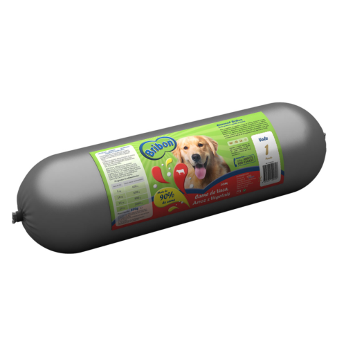SALSICHA BRIBON VACA/ARROZ/CENOURA 800GR