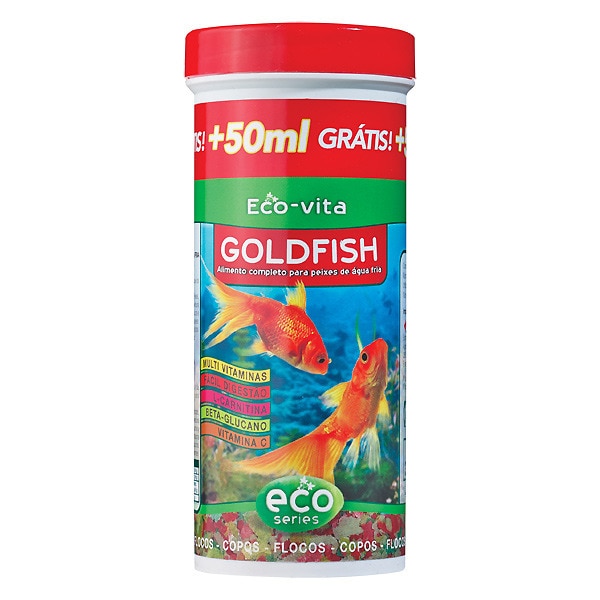 ALIMENTO PEIXES GOLDFISH ECO-VITA 250ML