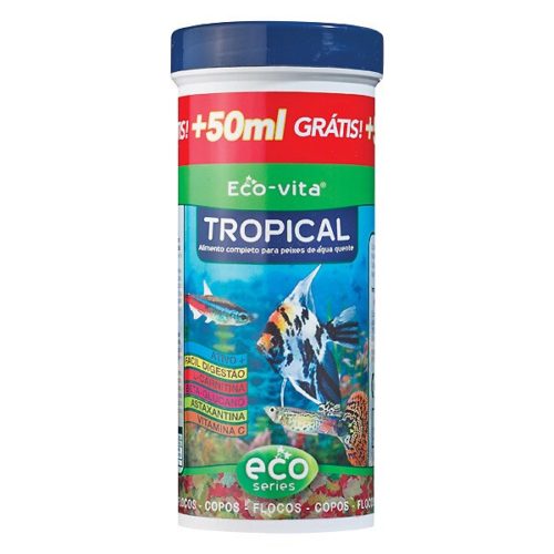 ALIMENTO PEIXES TROPICAL ECO-VITA 250ML