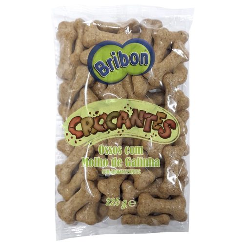 CROCANTES BRIBON OSSOS C/ MOLHO GALINHA 225GR