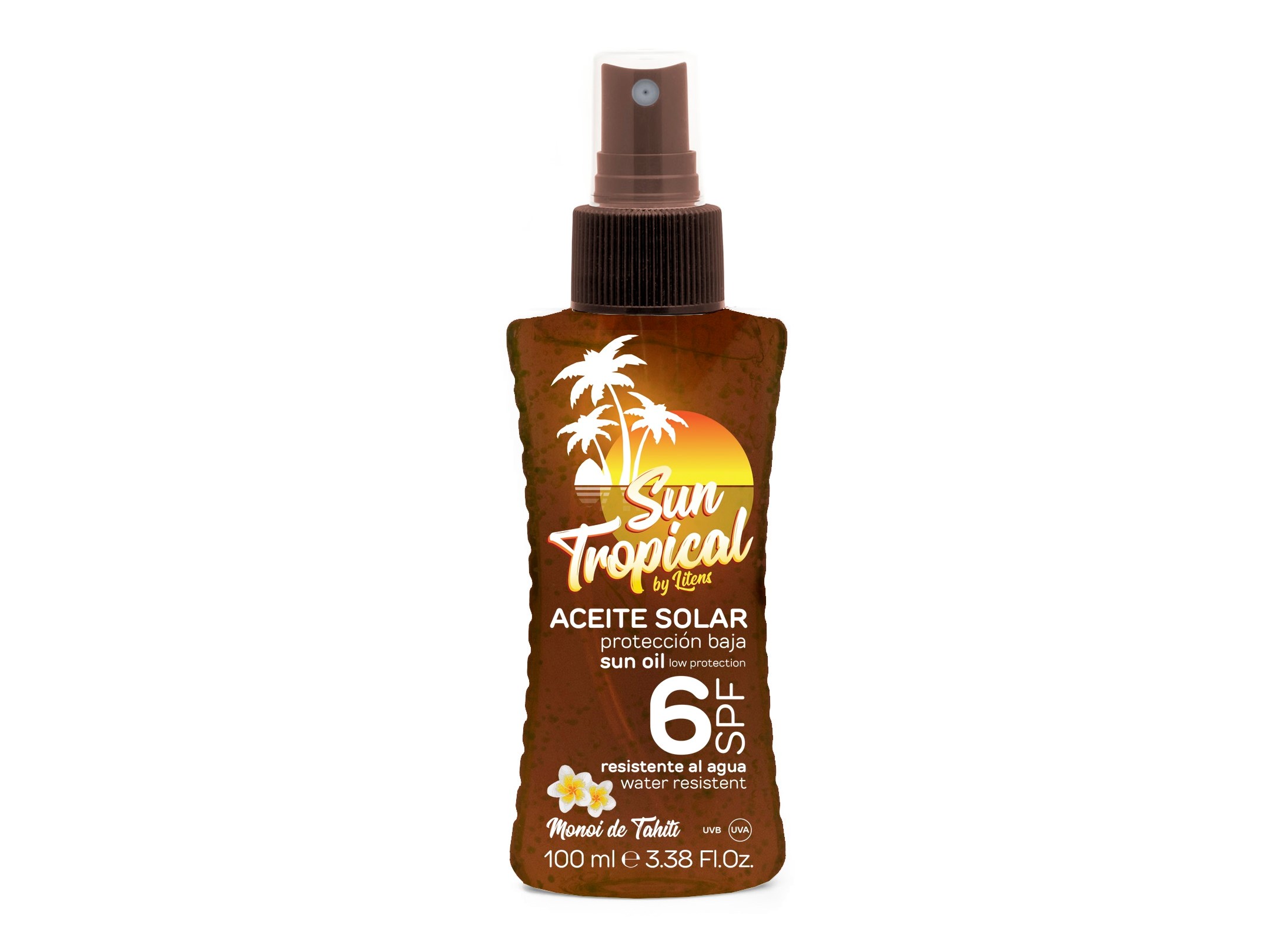 ACEITE SOLAR MONOI TAHITI SUN TROPICAL SPRAY 06SPF 100ML