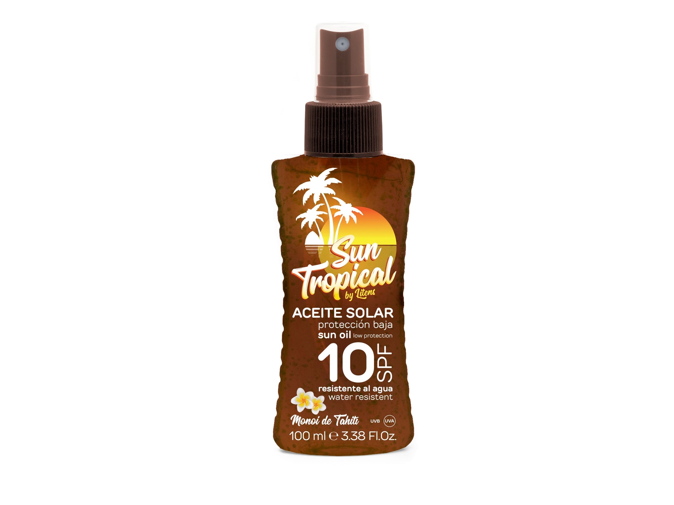 ACEITE SOLAR MONOI TAHITI SUN TROPICAL SPRAY 10SPF 100ML