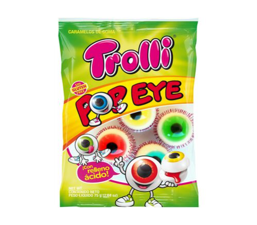 GOMAS TROLLI OLHOS 75GR