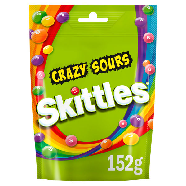 DRAGEIAS SKITTLES CRAZY SOURS 152G