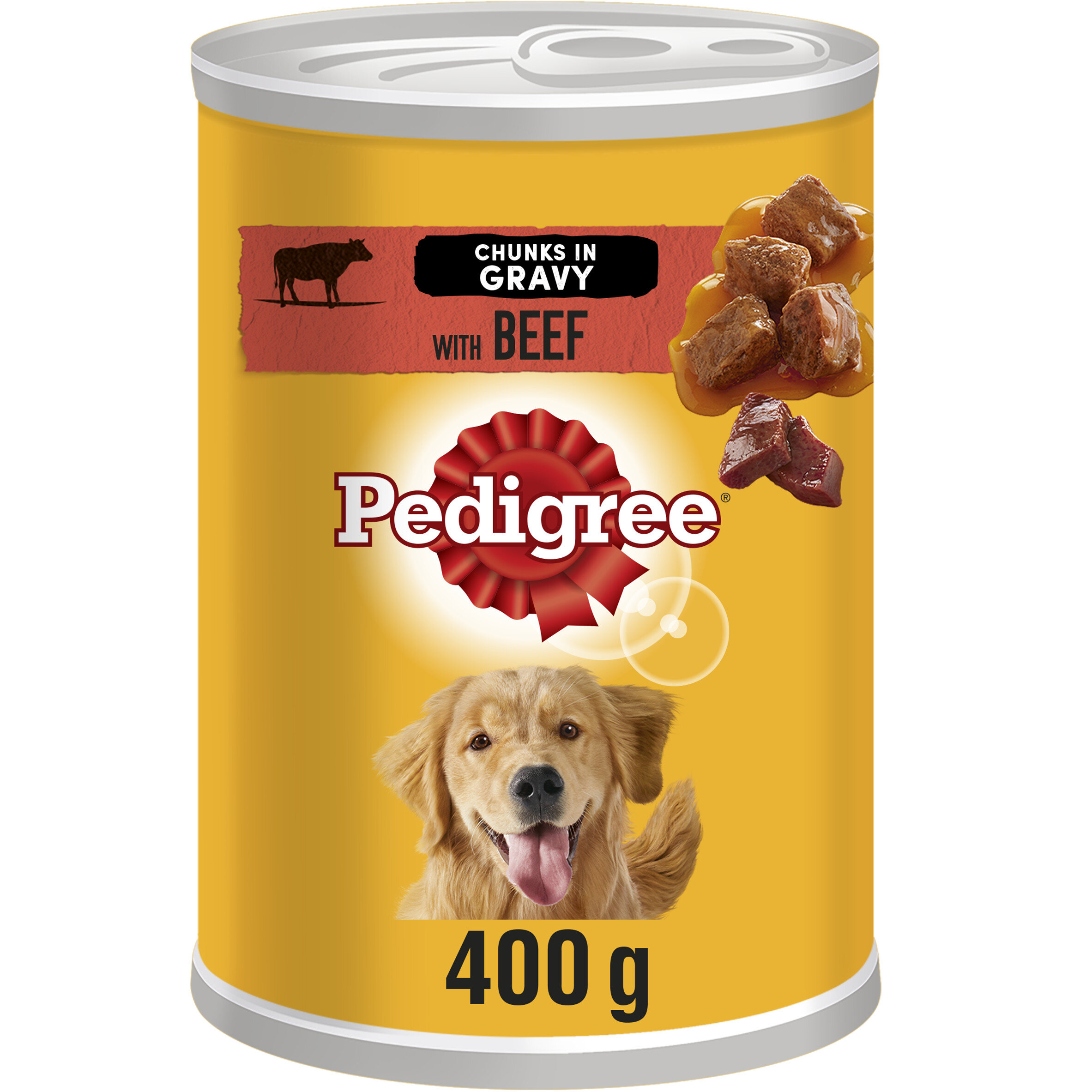 ALIMENTO HUMIDO CÃO PEDIGREE MOLHO VACA 400G LATA