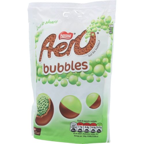 AERO BUBBLES PEPPERMINT POUCH 92GR
