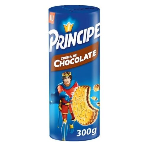 BOLACHA RECHEADA C/ CHOCOLATE PRINCIPE LU 300GR