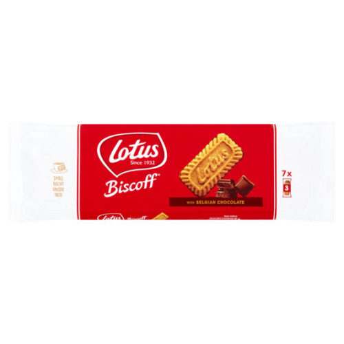 BOLACHA BISCOFF LOTUS CHOCOLATE BELGA 154GR