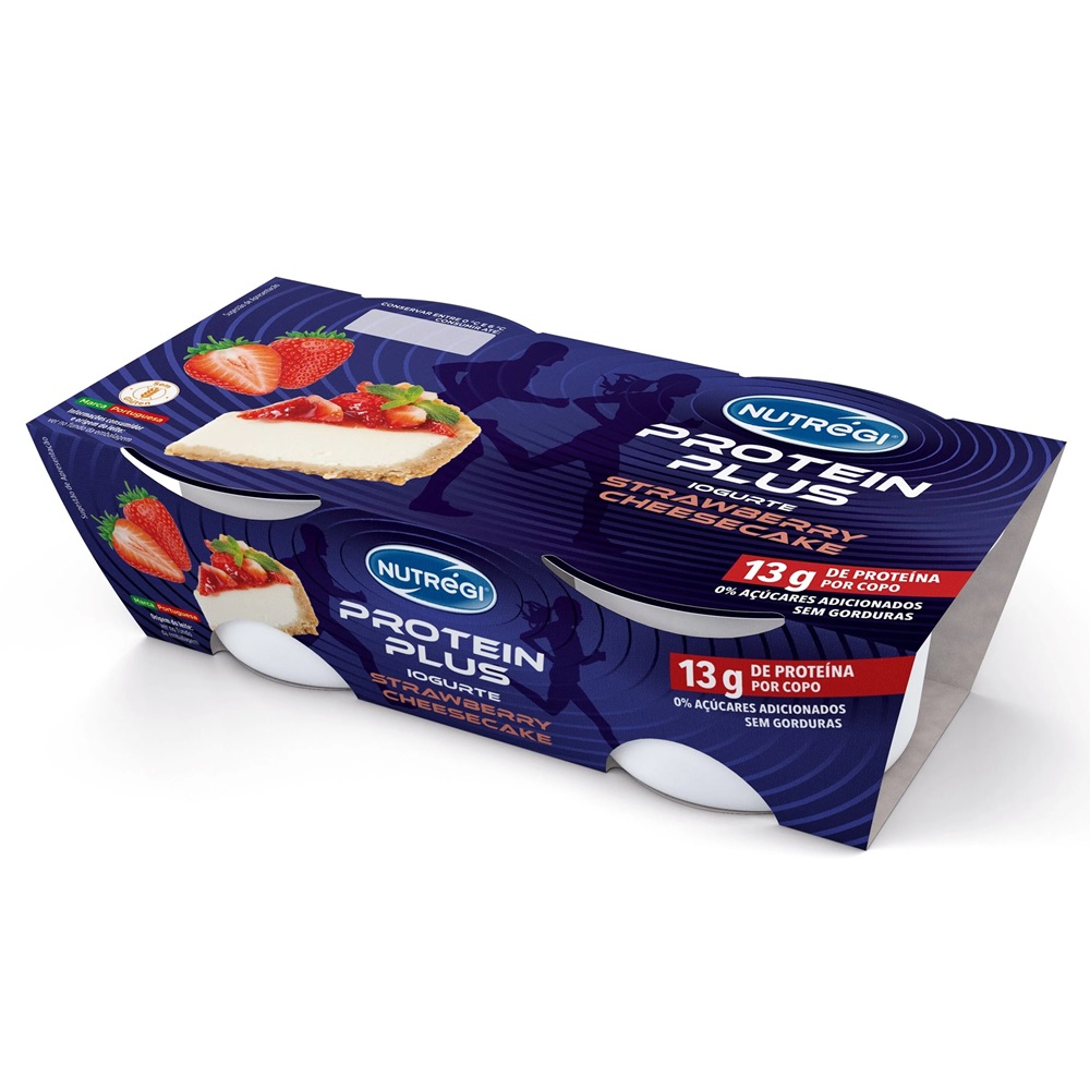 IOGURTE C/ PROTEÍNA CHEESECAKE MORANGO NUTRÉGI 2X140GR