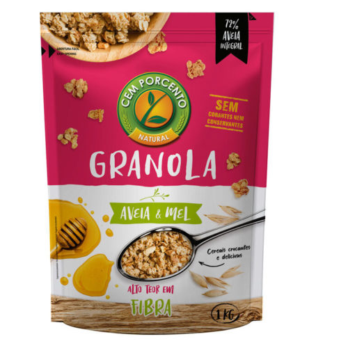CER GRANOLA CEM PORCENTRO AVEIA MEL 1KG