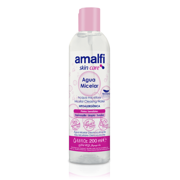 ÁGUA MICELAR AMALFI PELES SENSIVEIS 200ML