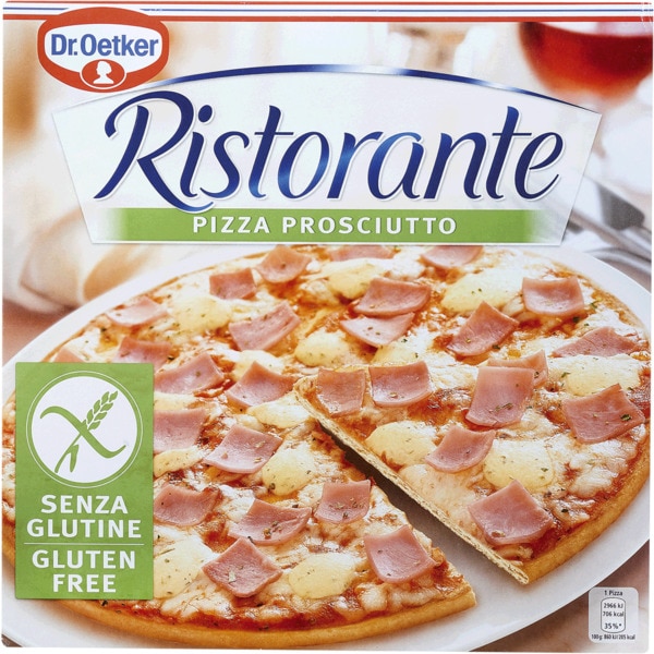 PIZZA RISTORANTE PROSCIUTTO S/ GLUTEN 345GR