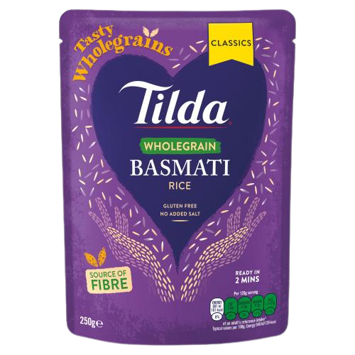 ARROZ BASMATI TILDA WHOLEGRAIN 250GR