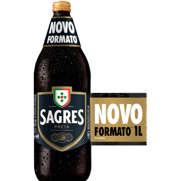 CERVEJA SAGRES PRETA 1L TP