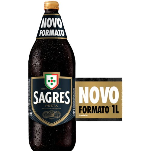 CERVEJA SAGRES PRETA 1L TP - Image 2