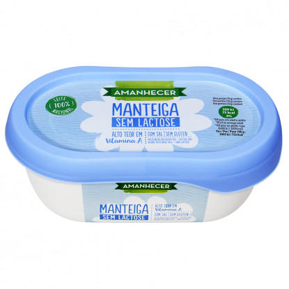 MANTEIGA AMANHECER S /LACTOSE 250GR