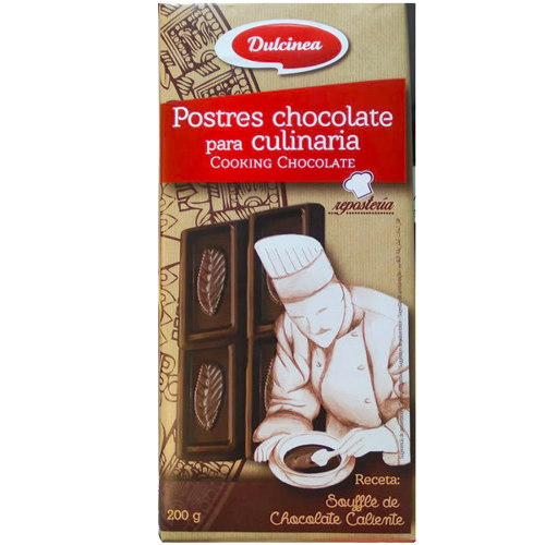 TABLETE CHOCOLATE CULINÁRIA DULCINEA 200GR