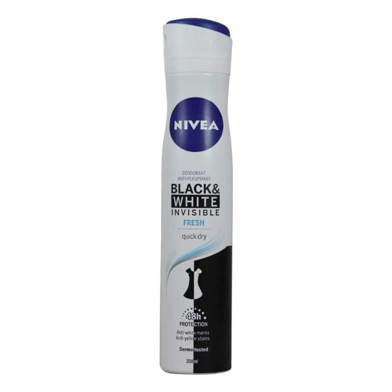 DESODORIZANTE INVISIBLE BLACK&WHITE FRESH NIVEA 200ML