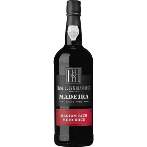 VINHO DA MADEIRA HENRIQUES E HENRIQUES 3 ANOS MEIO DOCE 75CL