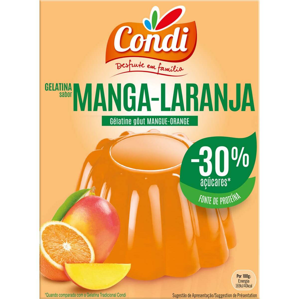 GELATINA MANGA-LARANJA -30% CONDI 114GR