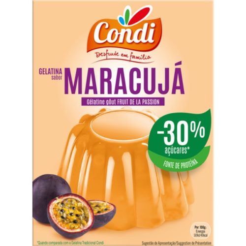 GELATINA MARACUJÁ -30% CONDI 114GR