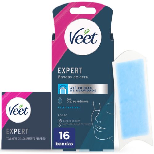 VEET EXPERT B DEPIL FACIAL PELE SENSIVEL 16UN
