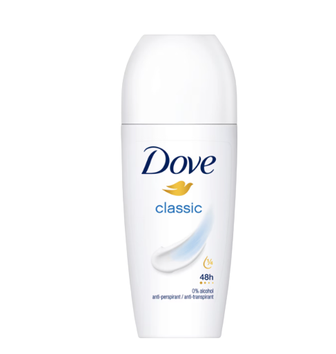 DESODORIZANTE ROLL ON CLÁSSICO DOVE 50ML