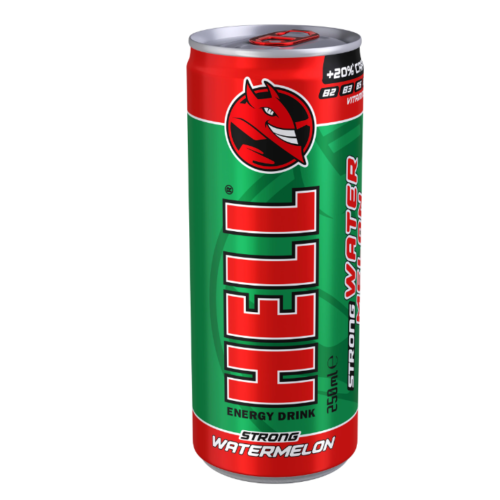 BEB ENER HELL ENERGY WATERMELON 250ML