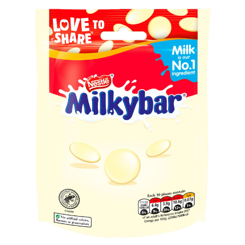 CHOC MILKYBAR BUTTONS GIANT POUCH NESTLE 94G