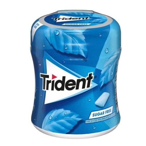 PASTILHAS FRESH PEPPERMINT TRIDENT BOTTLE 82,6GR