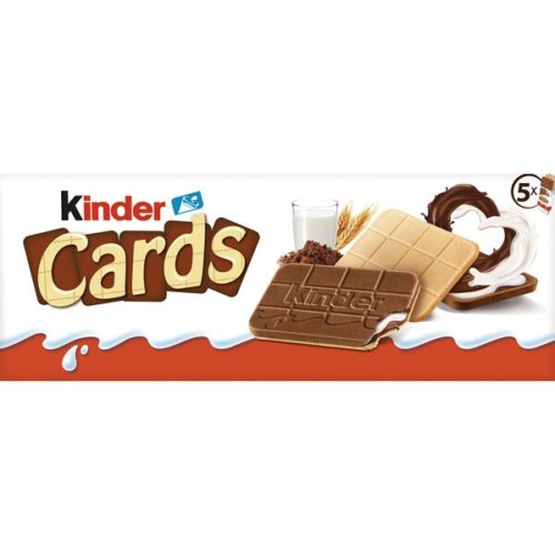 CHOCOLATE KINDER CARDS 5UNI 128GR