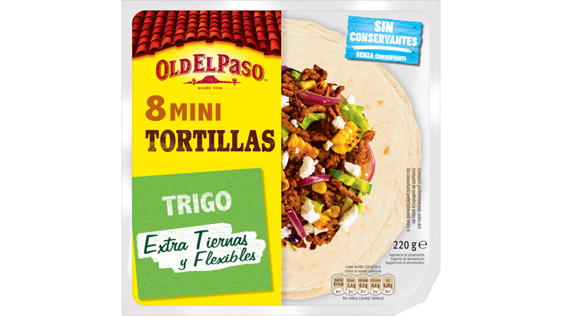 TORTILHAS TRIGO MINI OLD EL PASO 220GR 8UN - Image 2