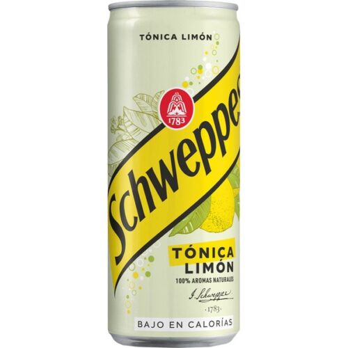 ÁGUA TÓNICA SCHWEPPES LIMÃO LATA 33CL