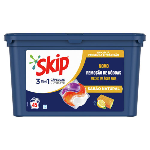 DET CAPS SKIP 3EM1SABÃO 45CAPS