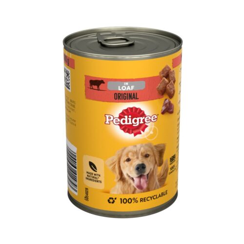 ALIMENTO HUMIDO CÃO PEDIGREE LOAF ORIGINAL 400G LATA