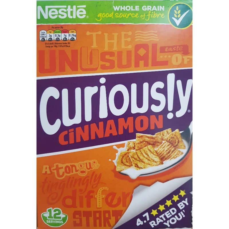 CEREAIS CURIOUSLY CINNAMON NESTLE 375GR