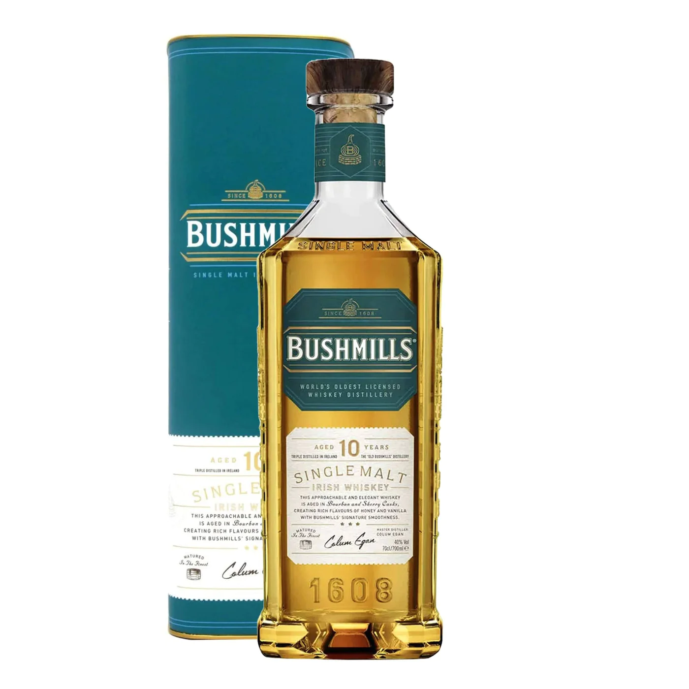 WHISKY BUSHMILLS 10 ANOS 70CL