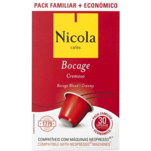 CAFÉ NICOLA BOCAGE 30CÁPS (SISTEMA NESPRESSO)