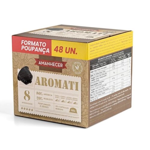 CAFÉ AROMATI INTENSIDADE 8 AMANHECER 48CÁPS