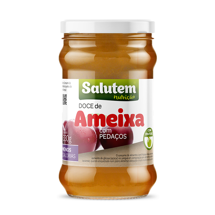 DOCE AMEIXA C/ FRUTOSE SALUTEM 330GR