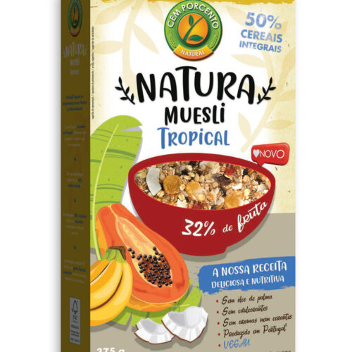 MUESLI TROPICAL CEM PORCENTO 375GR