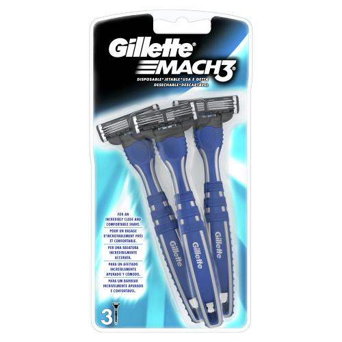 MÁQUINA DEPILATÓRIA MACH3 GILLETTE 3UN
