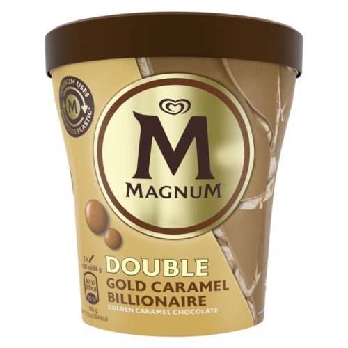 GELADO PINT DOUBLE GOLD CARAMEL BILLIONAIRE MAGNUM 440ML