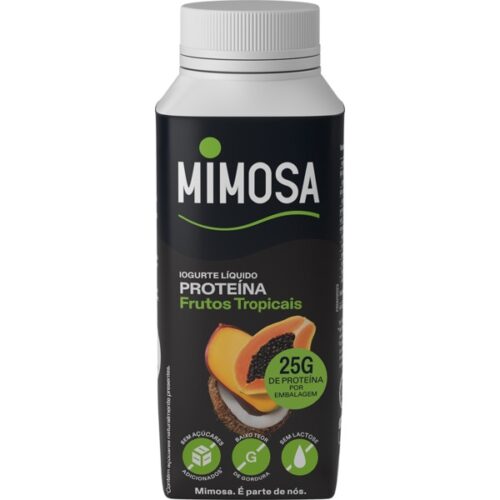 IOGURTE LÍQUIDO PROTEICO FRUTOS TROPICAIS MIMOSA 250ML