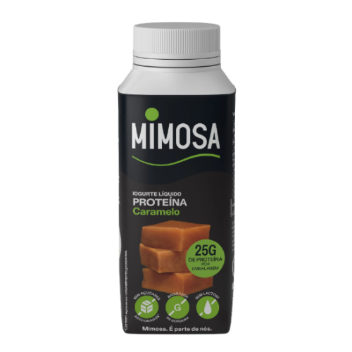 IOGURTE LÍQUIDO PROTEICO CARAMELO MIMOSA 250ML