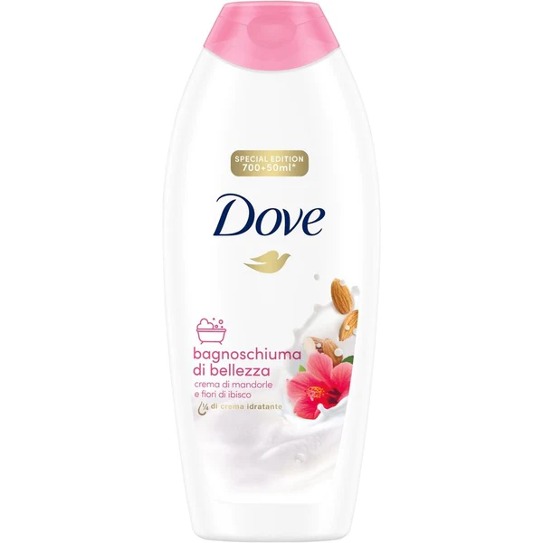 GEL BANHO AMÊNDOA E FLOR DE HIBISCO DOVE 750ML