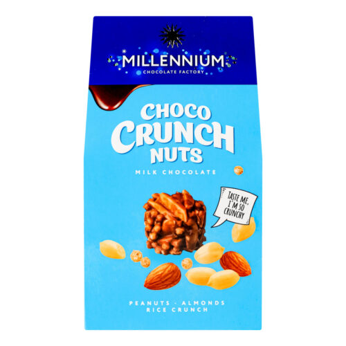 BOMBOM CRUNCH AMENDOA E AMENDOIM MILLENNIUM 100GR