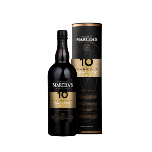 VINHO PORTO TAWNY 10 ANOS MARTHA'S 75CL C/TUBO